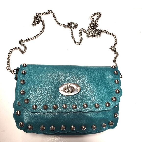 Teal Blue Handbag Mini Handbag Crossbody Small Handbag - Picture 3 of 9